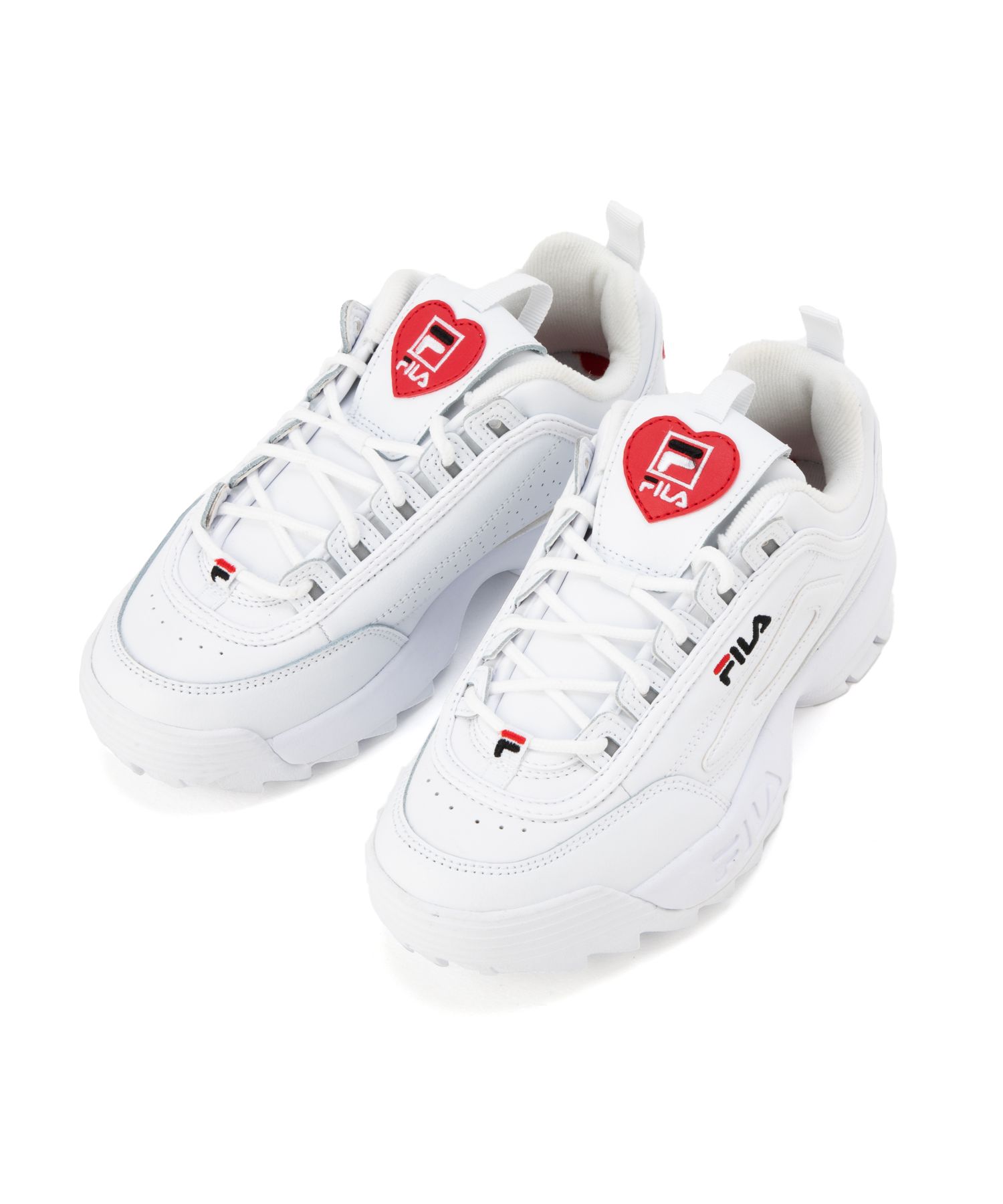 Footwear ディスラプター Ii ハート ウィメンズ ホワイト Fila フィラ 公式通販 オンラインストア