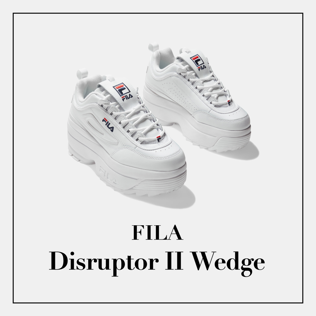 大人気厚底スニーカーディスラプターⅡウェッジにメンズサイズが新登場！ | FILA 公式サイト