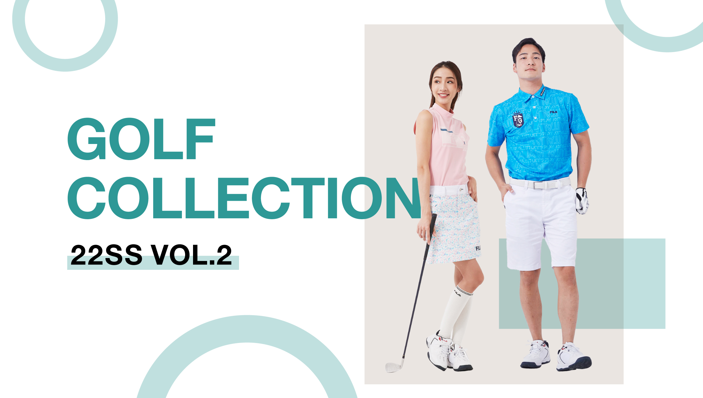 FILA 22SS GOLF COLLECTION 2e VI