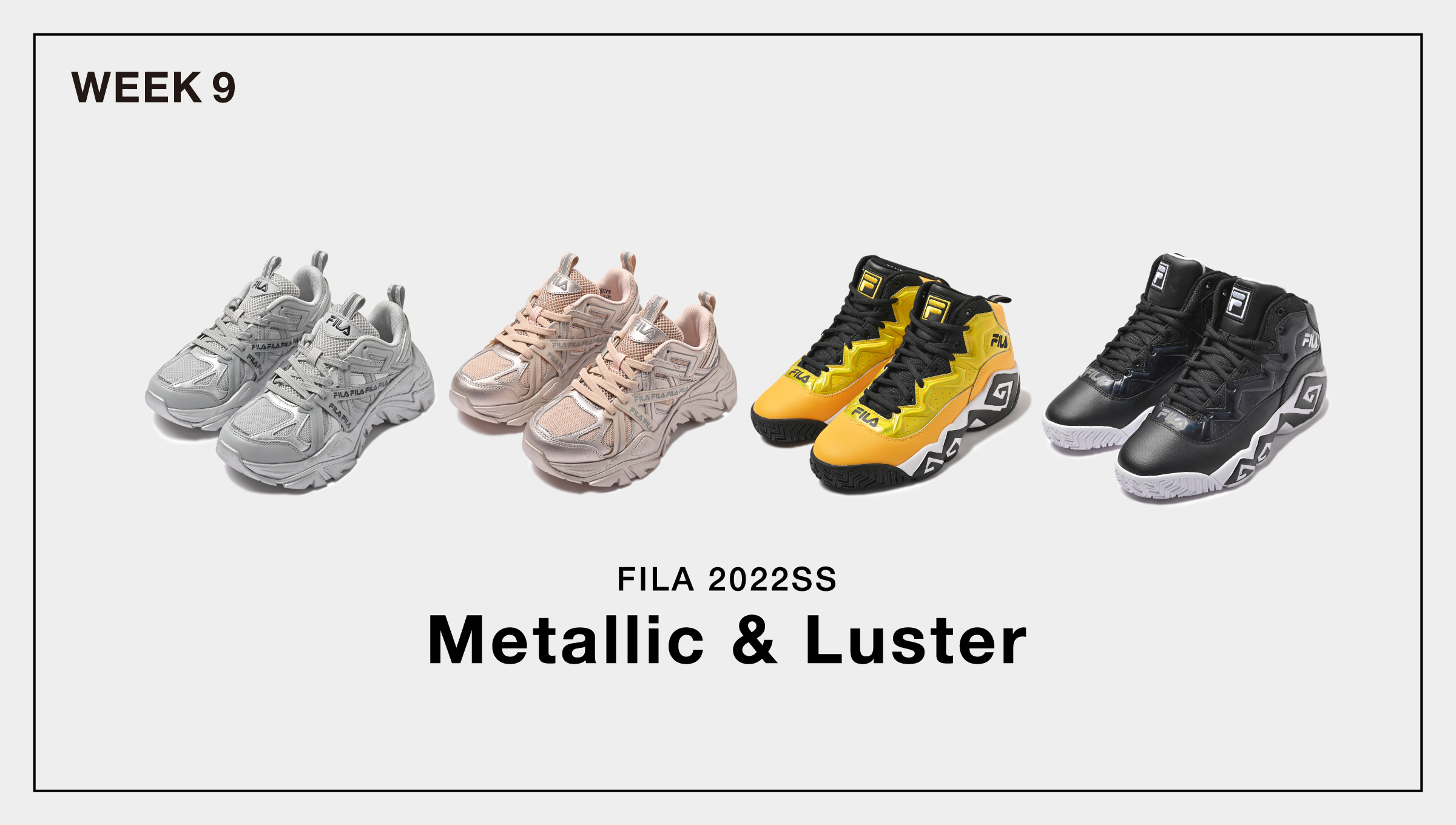 FILA 2022SS NEW ARRIVALS #4 Metallic & Luster