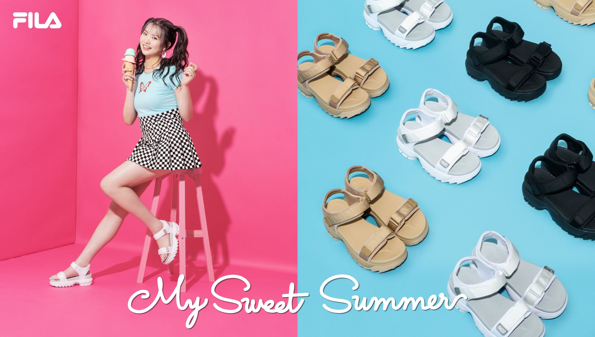 [My Sweet Summer[ Disruptor Wedge Sandal 2T_̔Jn