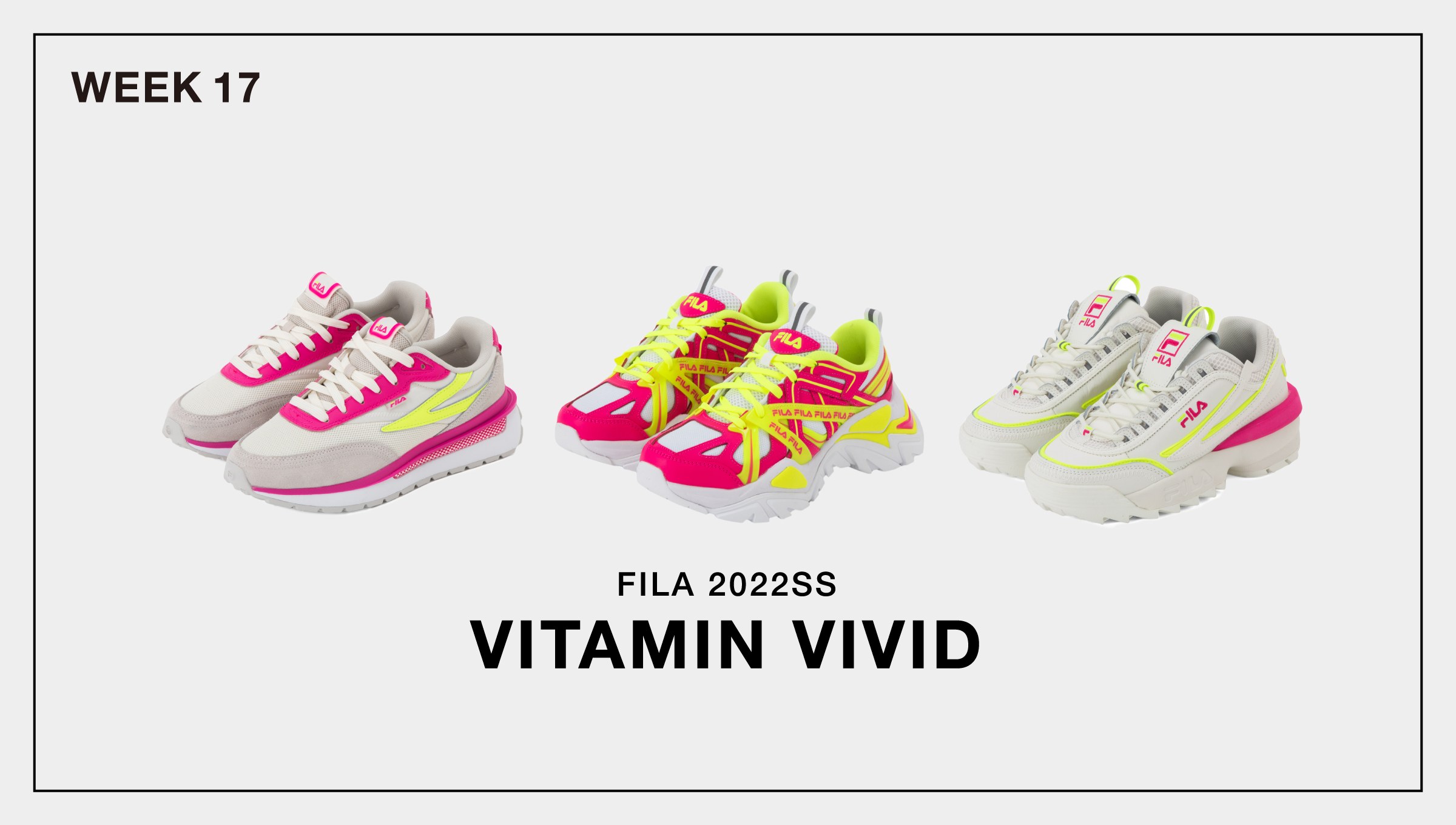 FILA 2022SS NEW ARRIVALS #8 VITAMIN VIVID