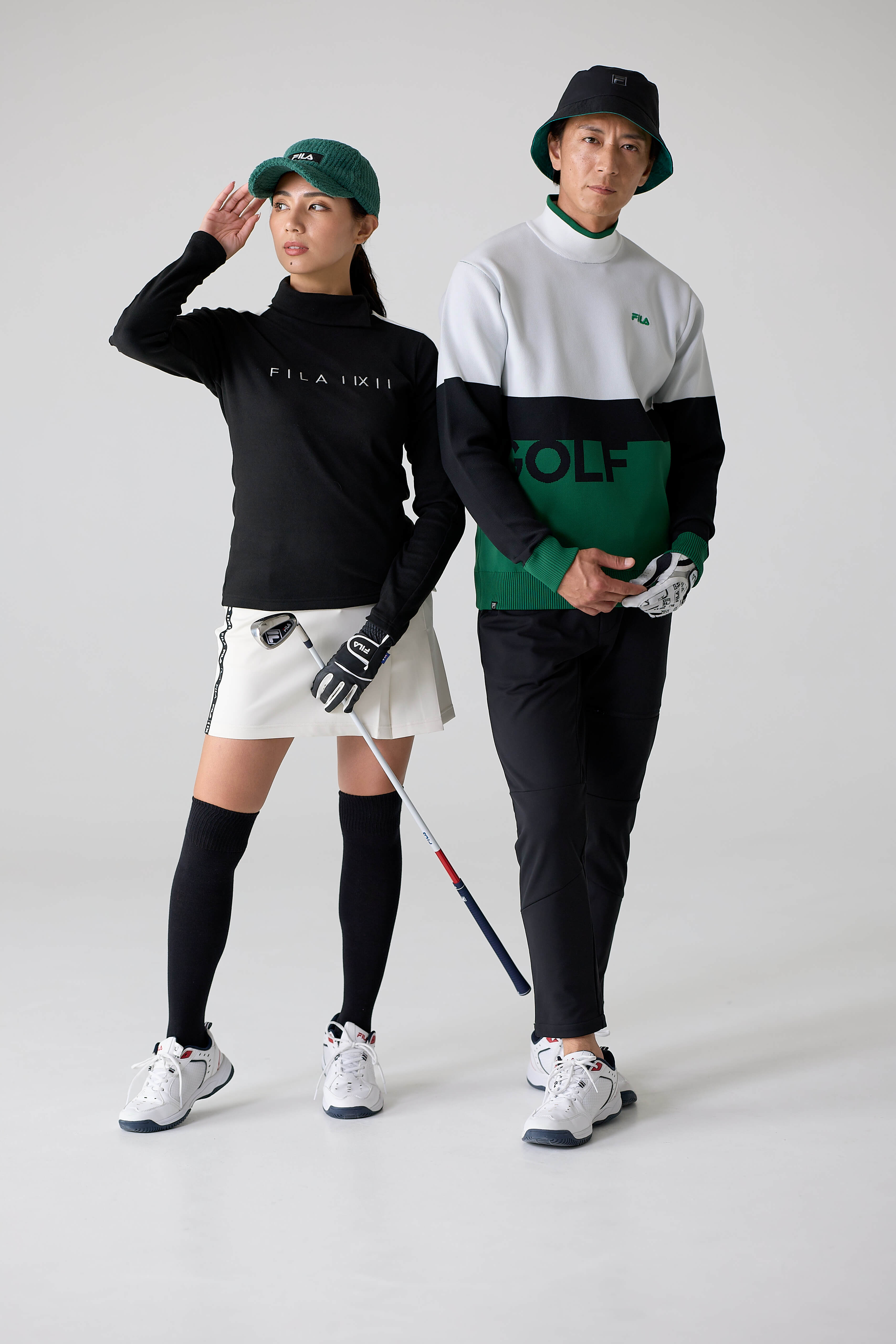 FILA ゴルフウェアを身に着けて「笑顔で」ゴルフを楽しもう