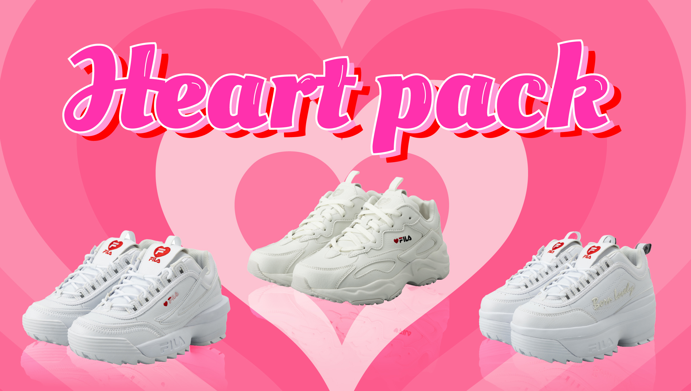 大人気シリーズ 「Heart pack」がローンチ。