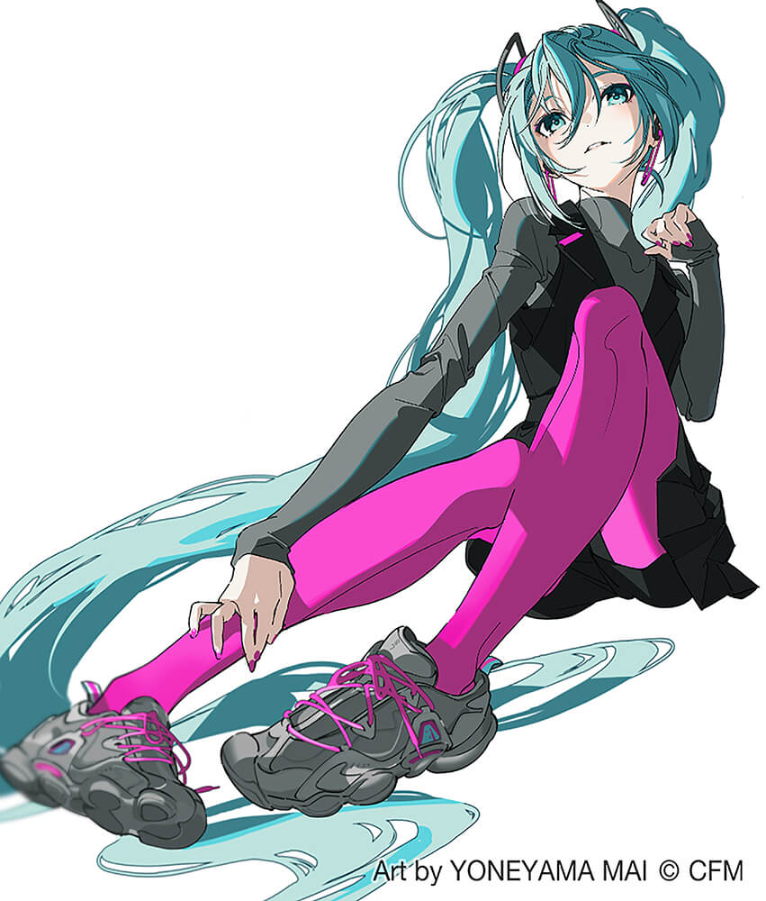 初音ミク　FILA　スニーカー